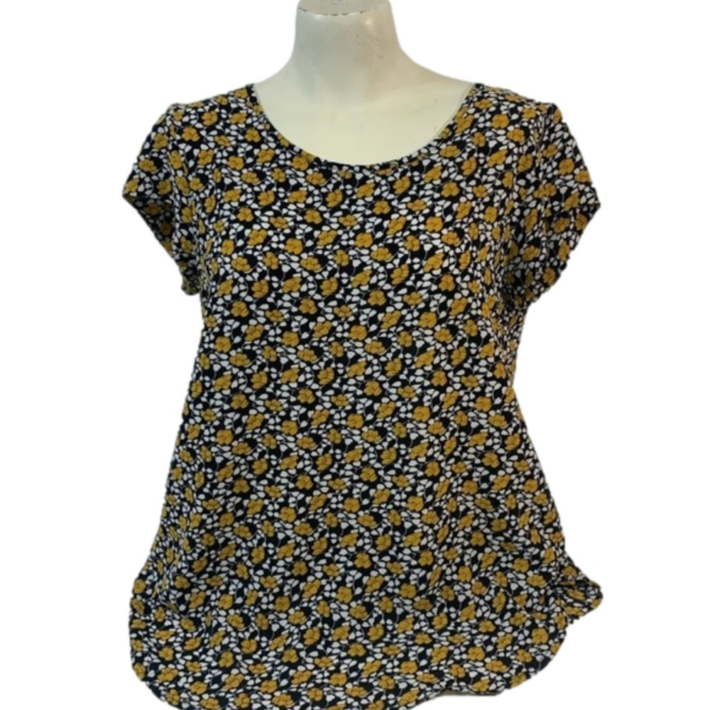 ONLY Yellow Floral Blouse